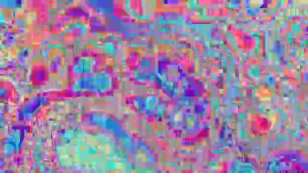 抽象循环4K视频 活的大理石波浪迷幻背景回放回放 移动大理石表面 — 图库视频影像