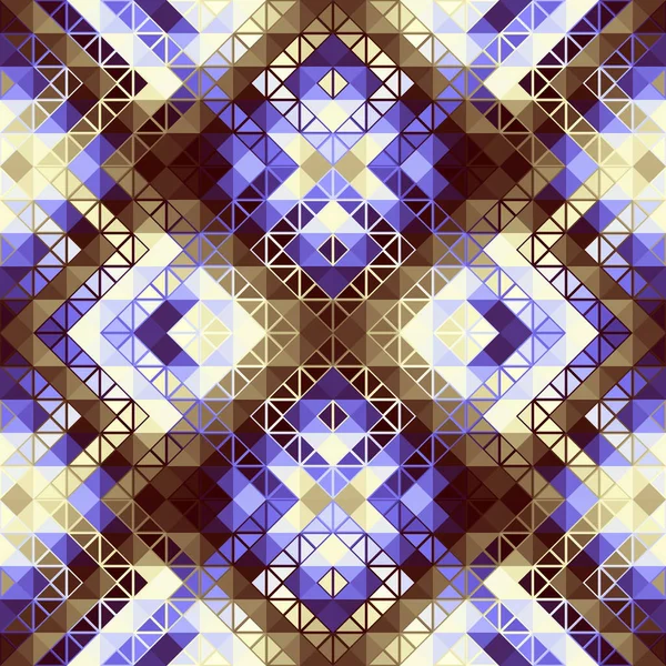 Abstract Seamless Tileable Pattern Triangles Aztec Background Vector Image — Archivo Imágenes Vectoriales