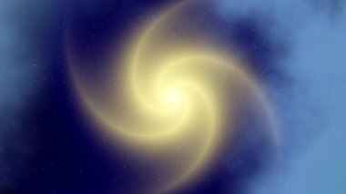 Soyut bulutsu gökadası hareketli arka plan. 4k Döngü Görüntüsü.