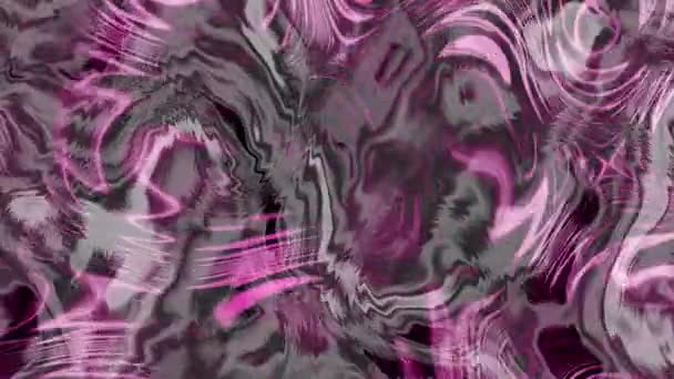 Абстрактний Циклічний Відео Безшовний Абстрактний Хвилястий Психоделічний Фон Відтворення Циклу — стокове відео