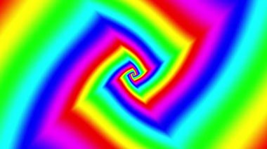 Devamlı dönen fütüristik spiral. Kusursuz 4K döngü görüntüsü. Soyut sarmal.