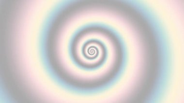 Devamlı dönen fütüristik spiral. Kusursuz 4K döngü görüntüsü. Soyut sarmal.
