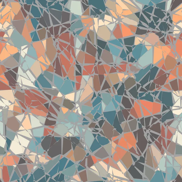 无缝马赛克艺术模式 抽象的艺术背景 矢量图像 — 图库矢量图片