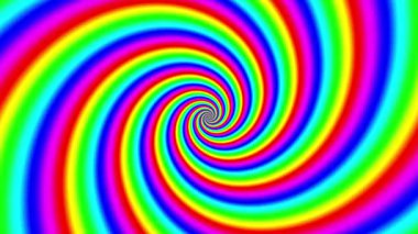 Devamlı dönen fütüristik spiral. Kusursuz 4K döngü görüntüsü. Soyut sarmal.