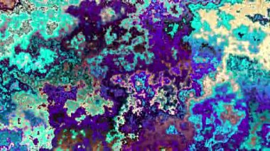 4k 'lık soyut döngü videosu. Döngü oynatmak için kusursuz soyut dalgalı psikedelik arkaplan. Dalgalı yüzey.