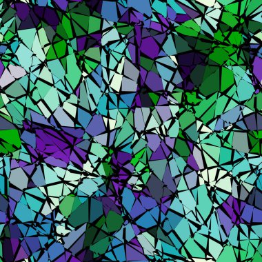 Kusursuz mozaik sanat modeli. Soyut sanat arkaplanı... vektör resmi.