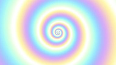 Devamlı dönen fütüristik spiral. Kusursuz 4K döngü görüntüsü. Soyut sarmal.