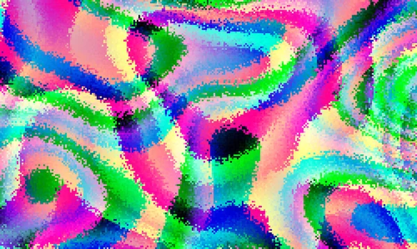 迷幻的迷幻背景情调的重叠效果矢量图像 Wavy Grunge Background — 图库矢量图片