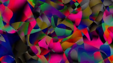 4k 'lık soyut döngü videosu. Döngü oynatmak için kusursuz soyut dalgalı psikedelik arkaplan. Dalgalı yüzey.