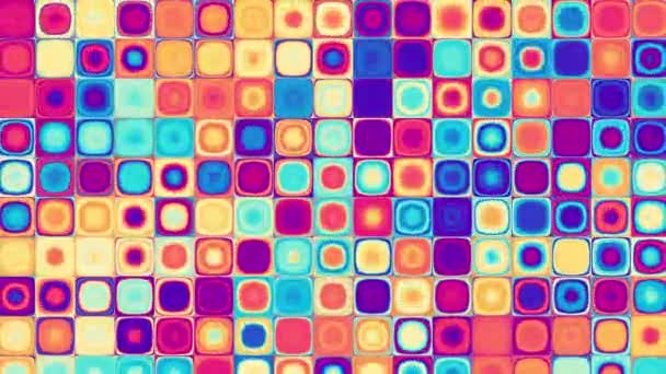 Abstract Looping Video Seamless Abstract Geometric Polka Dot Small Squares — 비디오