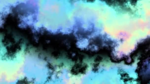 Абстрактное Петляющее Видео Бесшовный Абстрактный Волнистый Психоделический Фон Воспроизведения Цикла — стоковое видео