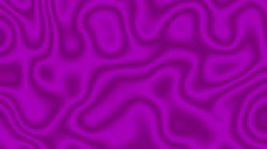 4k 'lık soyut döngü videosu. Döngü oynatmak için kusursuz soyut dalgalı psikedelik arkaplan. Yumuşak bulanık mor arkaplan