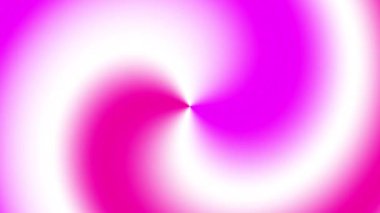 Devamlı dönen fütüristik spiral. Kusursuz 4K döngü görüntüsü. Soyut sarmal. Barbie pembe