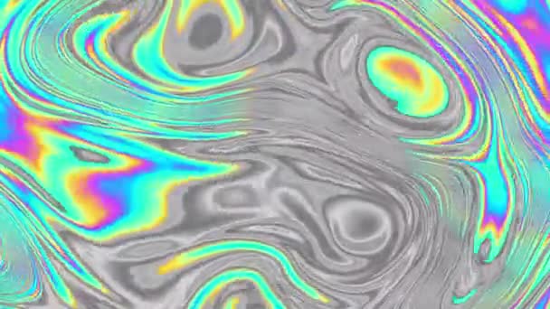 要約ループ4Kビデオ ループ再生のためのシームレスな抽象波状のサイケデリックな背景 波面の移動 — ストック動画