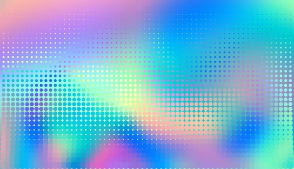 Abstrakter Defokussierter Horizontaler Hintergrund Mit Pop Art Halbtonpunkten Weicher Farbverlauf — Stockvektor