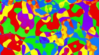 4k 'lık soyut döngü videosu. Döngü oynatmak için kusursuz soyut dalgalı psikedelik arkaplan. Dalgalı yüzey.