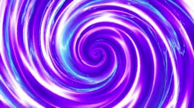 Devamlı dönen fütüristik spiral. Kusursuz 4K döngü görüntüsü. Soyut sarmal.