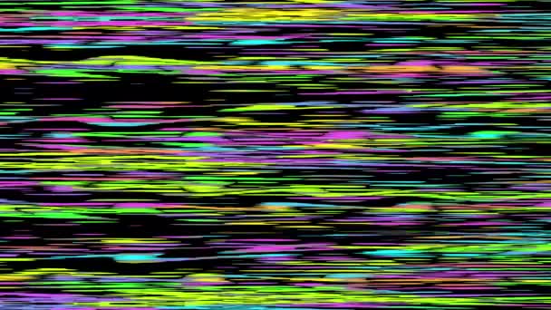 Abstrakt Snabb Flimrande Konsistens Med Artefakter Codec Loopningsfilm Imitation Datamoshing — Stockvideo