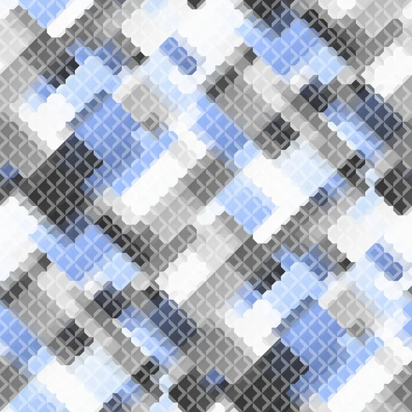 低倍型无缝几何抽象图案 具有玻璃效应的随机抽象点 矢量图像 对角玻璃马赛克图案 — 图库矢量图片