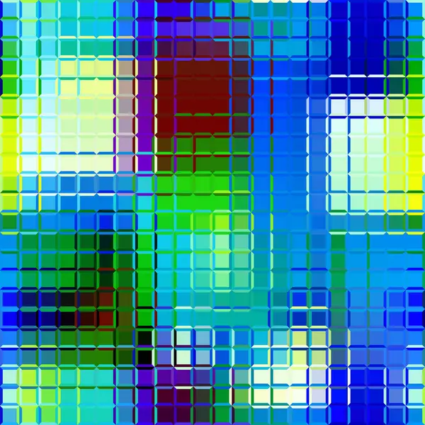 Naadloos Geometrisch Abstract Patroon Lage Polystijl Willekeurige Abstracte Vlekken Met — Stockvector