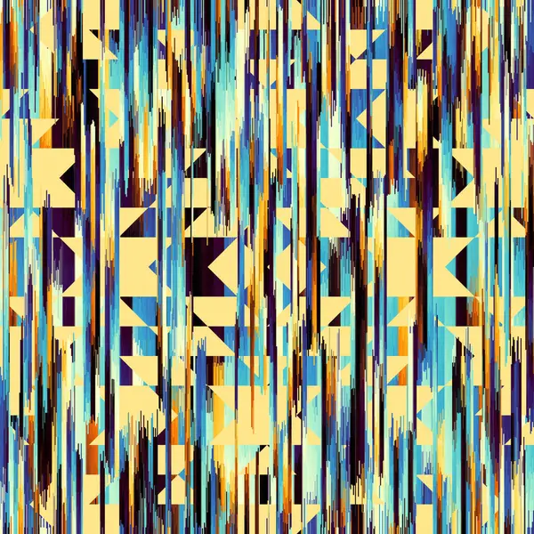 Soyut, dikişsiz fayanssız desen. Grunge soyut grunge vintage deseni. Kabile usulü. Vektör resmi.
