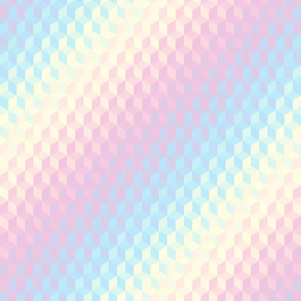 Nahtloser Hintergrund Würfel Stil Diagonalen Verlauf Geometrische Abstrakte Muster Low — Stockvektor