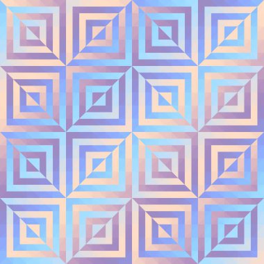 Soyut geometrik simetrik zemin. Kusursuz gradyan desen. Vektör resmi.