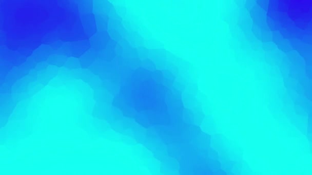Abstraktní Rozostřené Smyčkové Video Bezešvé Modré Mozaiky Gradient Pozadí Pro — Stock video