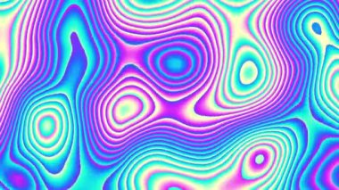 4k 'lık soyut döngü videosu. Döngü oynatmak için kusursuz soyut dalgalı psikedelik arkaplan. Dalgalı yüzey.