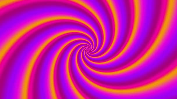 Endlose Spinnerei Futuristische Wellige Spirale Nahtlose Looping Aufnahmen Abstrakte Helix — Stockvideo