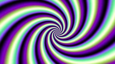 Devamlı dönen fütüristik dalgalı spiral 4k. Kusursuz döngü görüntüsü. Soyut sarmal.