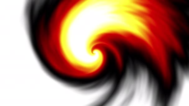 Endlos Rotierendes Feuer Spiral Nahtlose Looping Aufnahmen Abstrakte Helix — Stockvideo