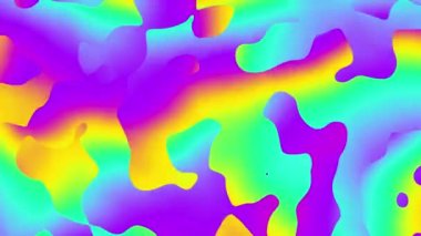 4k 'lık soyut döngü videosu. Döngü oynatmak için kusursuz soyut dalgalı psikedelik arkaplan. Dalgalı yüzey.