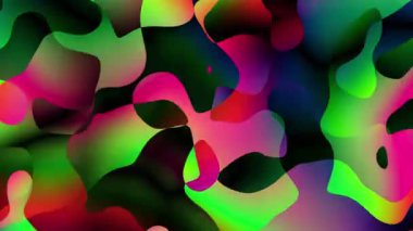 4k 'lık soyut döngü videosu. Döngü oynatmak için kusursuz soyut dalgalı psikedelik arkaplan. Dalgalı yüzey.