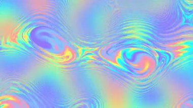 4k 'lık soyut döngü videosu. Döngü oynatmak için kusursuz soyut dalgalı psikedelik arkaplan. Sıvı dokulu arkaplan