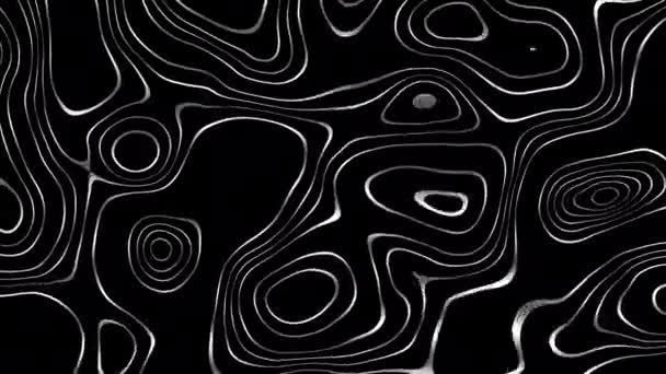Vidéo Abstraite Boucle Fond Psychédélique Ondulé Abstrait Sans Couture Pour — Video
