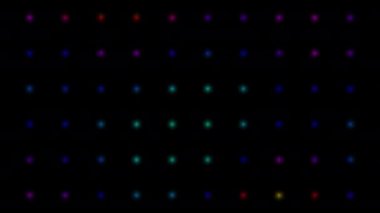Animasyon teknolojisi karanlık arka plan rastgele noktalar ve ızgara 4K. Görüntü döngüsü