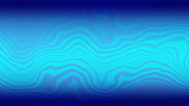 Looping Abstract Defocused Blue Bokeh Light Leak Gradient Background Loop — Stock Video
