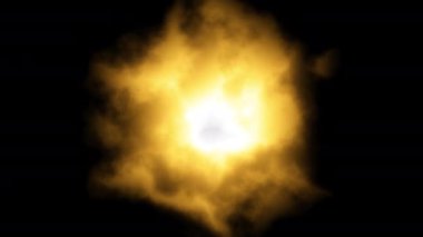 Soyut döngü videosu. Enerji ateşi arka planı canlandırır. Soyut plazma taşınıyor.