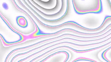 4k 'lık soyut döngü videosu. Döngü oynatmak için kusursuz soyut dalgalı psikedelik arkaplan. Dalgalı yüzey.