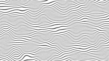 4k 'lık soyut döngü videosu. Döngü oynatmak için kusursuz soyut dalgalı psikedelik arkaplan. Dalgalı yüzey.