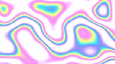 4k 'lık soyut döngü videosu. Döngü oynatmak için kusursuz soyut dalgalı psikedelik arkaplan. Dalgalı yüzey.