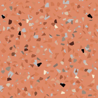 Kusursuz seramik döşeme şablonu. Terrazzo tarzı fayans arka planı. Vektör deseni.