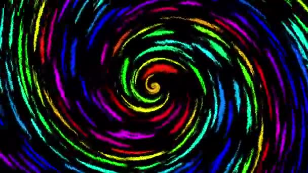 Spirale Futuristica Rotazione Infinita Filmati Loop Senza Soluzione Continuità Elica — Video Stock