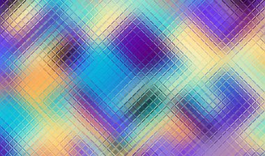 Kalıplı cam. Göz kamaştırıcı etki. Tasarım izleri için soyut desenli yüzey. Buzlu cam arkaplan resmi. Vektör illüstrasyonu