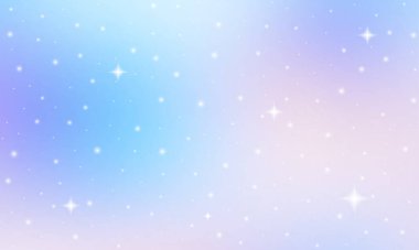 Işıltılı degrade arka plan hologram efekti ve sihirli ışıklar. Holografik soyut fantezi zemin peri parıldıyor ile altın yıldız ve şenlikli bulanıklaştırır