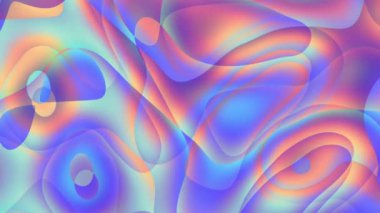 4k 'lık soyut döngü videosu. Döngü oynatmak için kusursuz soyut dalgalı psikedelik arkaplan. Dalgalı yüzey.