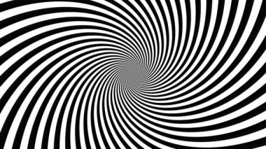 Devamlı dönen fütüristik dalgalı spiral 4k. Kusursuz döngü görüntüsü. Soyut sarmal.