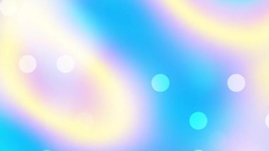 Soyut holografik gökkuşağı animasyonu. 4K döngü hareketi grafiği. Bokeh etkisi