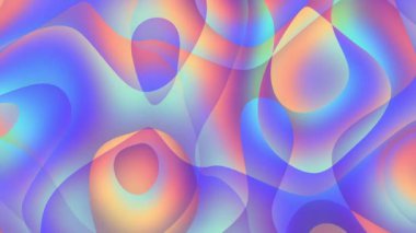 4k 'lık soyut döngü videosu. Döngü oynatmak için kusursuz soyut dalgalı psikedelik arkaplan. Dalgalı yüzey.